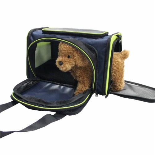 Pet Life Roomeo Folding Collapsible Airline Approved Pet Dog Carrier Crate, One Size Kroger