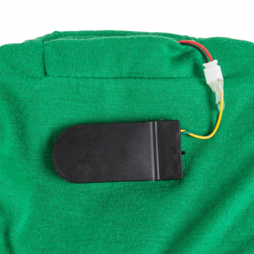 Pet Life LED Lighting Cool Santa Shades Hooded Sweater Pet Costume Perspective: left