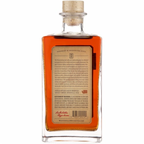 Woodinville Whiskey Co. Signature Straight Rye Whiskey Perspective: left