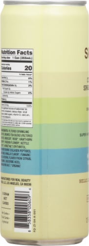 SkinTe® Hibiscus Vanilla Collagen Sparkling Tea Perspective: left