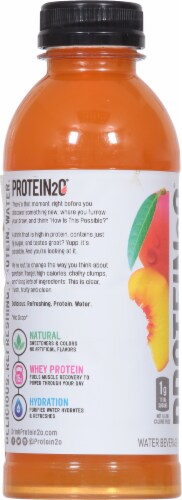 Protein2O® Peach Mango Protein Infused Water Perspective: left