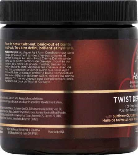As I Am Twist Defining Cream Perspective: left
