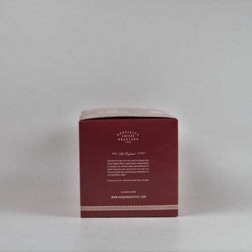 Red Barn Coffee Roasters 12ct. Single Serve French Roast Coffee Pods Perspective: left