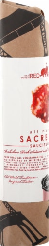 Red Bear Provisions All Natural Sacre Bleu Saucisson Sec Salami Chub Perspective: left
