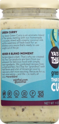 Yai's Thai Thai Green Coconut Curry Perspective: left