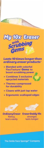 Scrub Daddy® Eraser Daddy® 10x™ Scrubber + Eraser Perspective: left