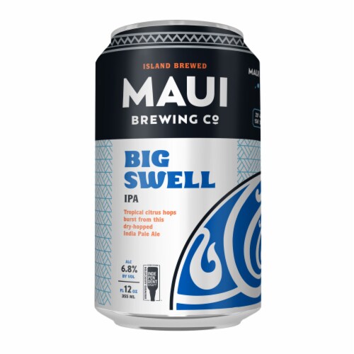 Maui Brewing Co. Big Swell IPA Craft Beer Perspective: left