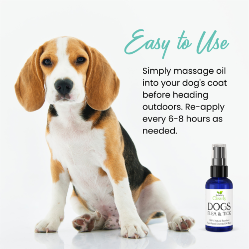 Clearly Dogs Natural Flea and Tick Repellent for Dogs 2 Fl Oz Harris Teeter