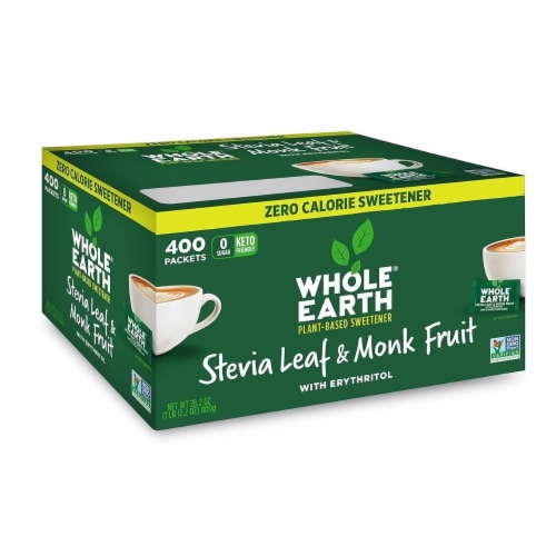 Whole Earth Nature Sweet Stevia and Monk Fruit NUT00145 Perspective: left