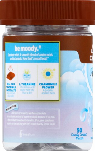 Good Day Chocolate Calm Supplement for Adults Perspective: left