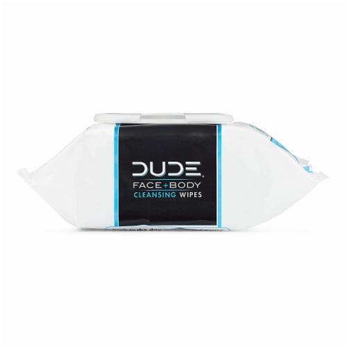 Dude Wipes Unscented Face Wipes Perspective: left