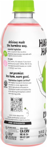 Harmless Harvest® Organic Coconut Bottled Water Perspective: left