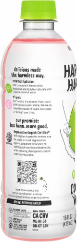 Harmless Harvest® Organic Coconut Bottled Water Perspective: left