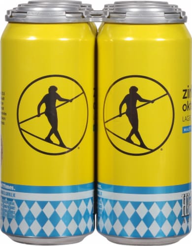 Hi-Wire Brewing Zirkusfest Oktoberfest Lager Beer Perspective: left