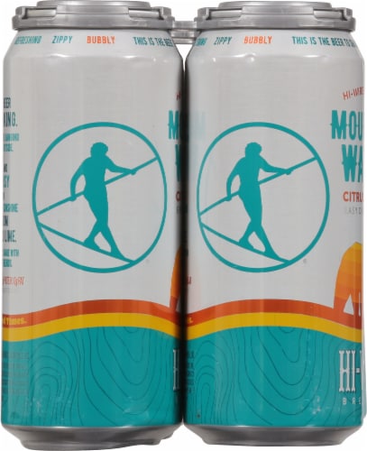 Hi-Wire Mountain Water Citrus Splash Easy Drinking Ale Perspective: left
