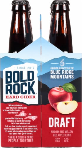 Bold Rock Virginia Draft Amber Apple Cider Perspective: left