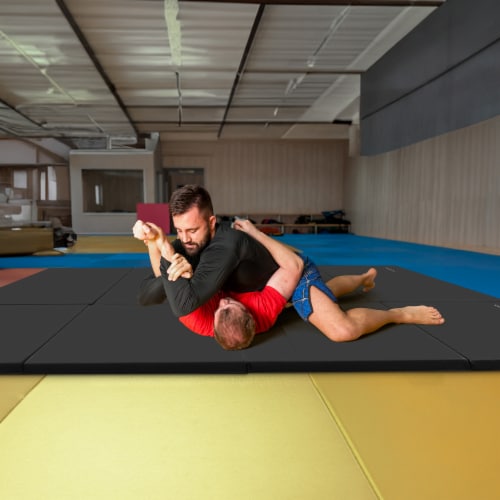 BalanceFrom Fitness 120 x 48 All Purpose Folding Gymnastics Exercise Mat,  Black, 1 Piece - Kroger