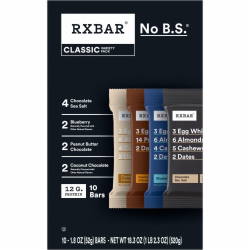 RXBAR Variety Pack Protein Bars Perspective: left