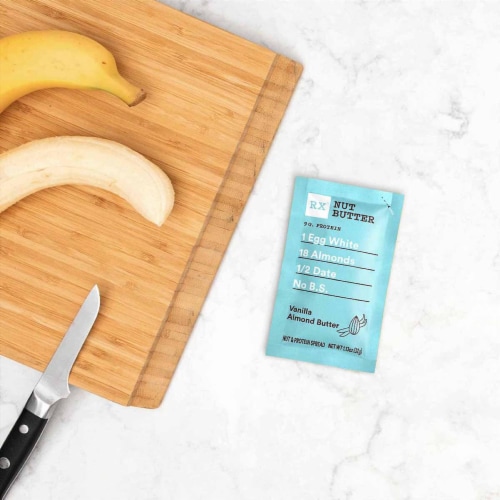 RX Nut Butter Vanilla Almond Butter Packets Spread 10 Count Perspective: left