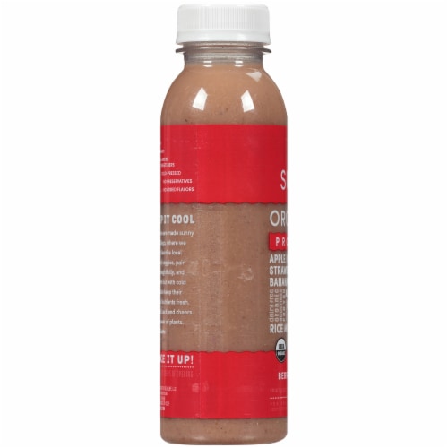 Suja Organic Berry Protein Juice Drink Perspective: left