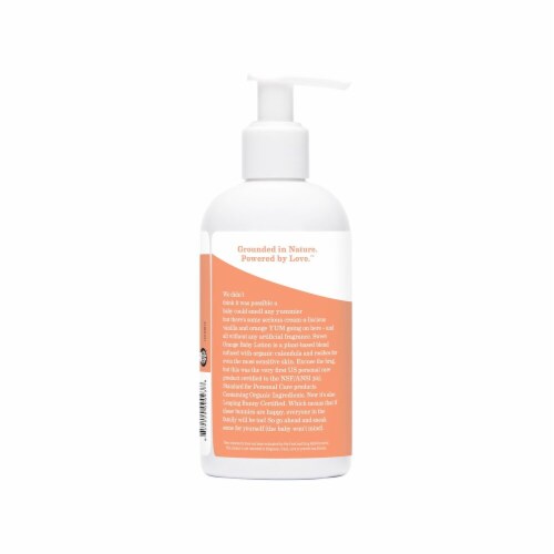 Earth Mama® Sweet Orange Baby Lotion Perspective: left
