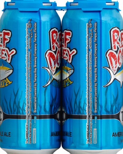Tampa Bay Brewing Co. Reef Donkey® American Pale Ale Perspective: left