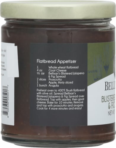 Bellisari's Blistered Jalapeno & Fig Spread Perspective: left