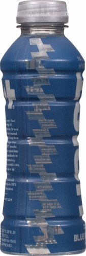 Hoist® Blue Raspberry IV Level Hydration™ Sports Drink Bottle Perspective: left