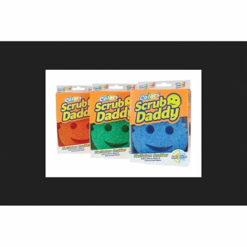 Scrub Daddy® Multicolor Flex Texture Scrubber Perspective: left