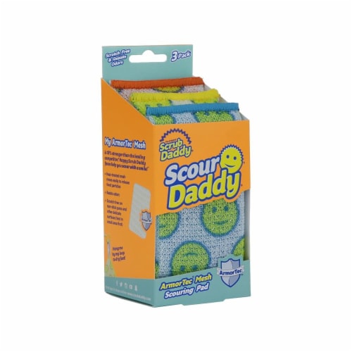 Scrub Daddy® Scour Daddy Mesh Scouring Pad Perspective: left
