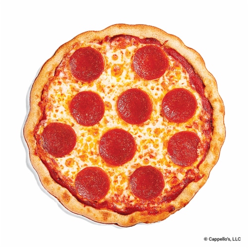 Cappello's® Grain-Free Uncured Pepperoni Frozen Pizza Perspective: left