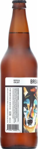 Breakside Brewery Wanderlust IPA Beer Single Bottle Perspective: left