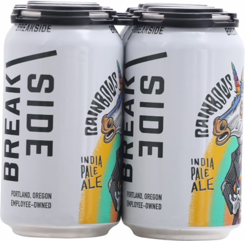 Breakside Brewery Rainbows & Unicorns IPA Perspective: left