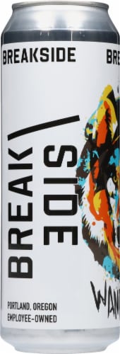 Breakside Brewery Wanderlust IPA Craft Beer Single Can Perspective: left