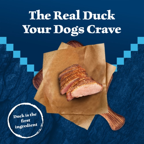 Blue Buffalo Wilderness Grain-Free Trail Treats Crunchy Dog Treats Biscuits Duck Perspective: left