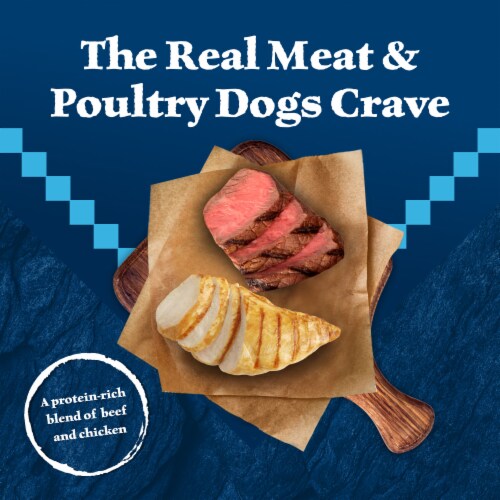 Blue Buffalo Wilderness High-Protein Adult Wet Dog Food Beef & Chicken Grill Perspective: left