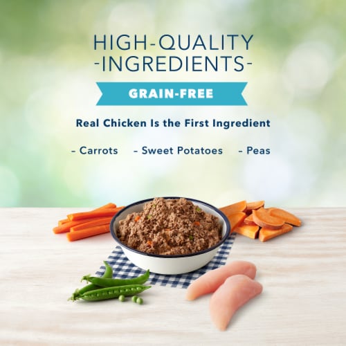 Blue Buffalo Freedom Grain-Free Chicken Recipe Adult Dog Food Perspective: left