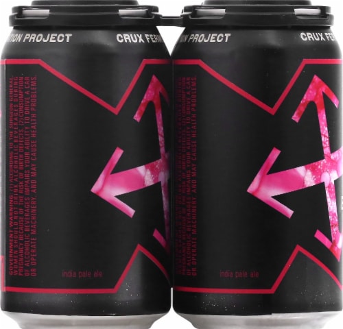 Crux Fermentation Project Bubble Wrap Hazy IPA Beer Perspective: left