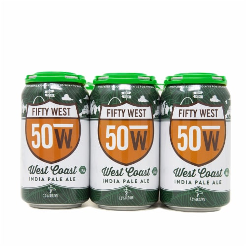 Fifty West Brewing West Coast IPA Perspective: left