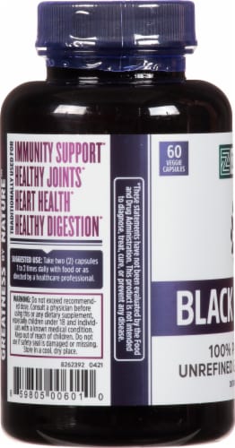 Zhou®  Black Seed Oil Perspective: left