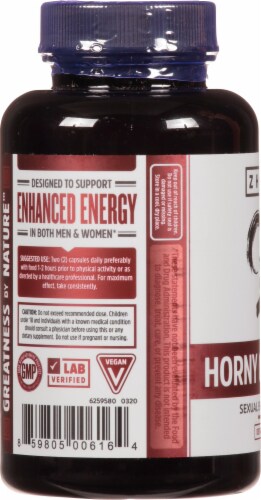 Zhou® Horny Goat Weed Vitamin Supplements Perspective: left