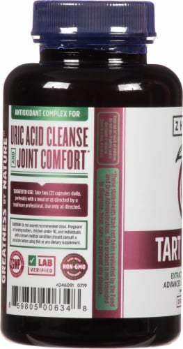 Zhou® Tart Cherry Extract + Celery Seed Perspective: left