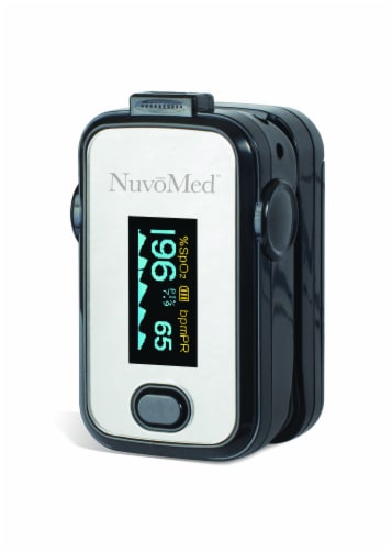 NuvoMed Blood Oxygen Pulse Oximeter Perspective: left