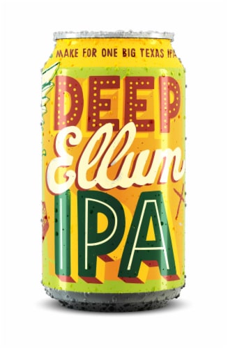 Deep Ellum Brewing Co IPA Beer Perspective: left
