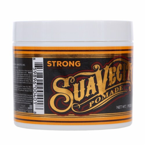 Strong Hold Pomade by Suavecito for Men - 4 oz Pomade Perspective: left