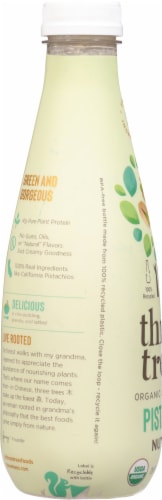 Three Trees Organic Pistachio Unsweetened Nut Milk Perspective: left