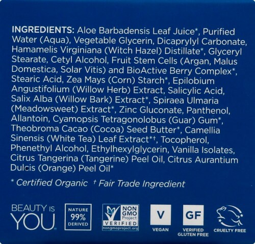 Andalou Naturals Clarifying Recovery Cream Perspective: left
