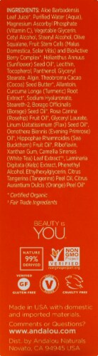 Andalou Naturals Turmeric & C Enlighten Serum with Vitamin C Brightening Perspective: left