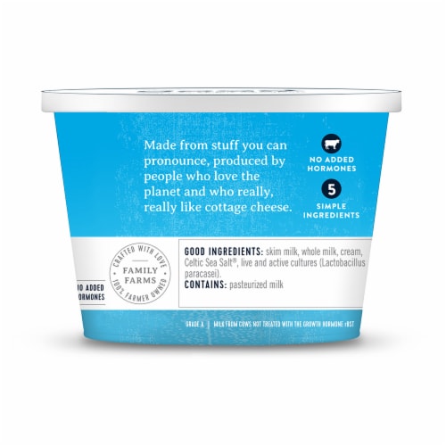 Good Culture Low-Fat Classic 2% Cottage Cheese Perspective: left