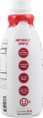 Pillars® Raspberry Drinkable Greek Yogurt Perspective: left